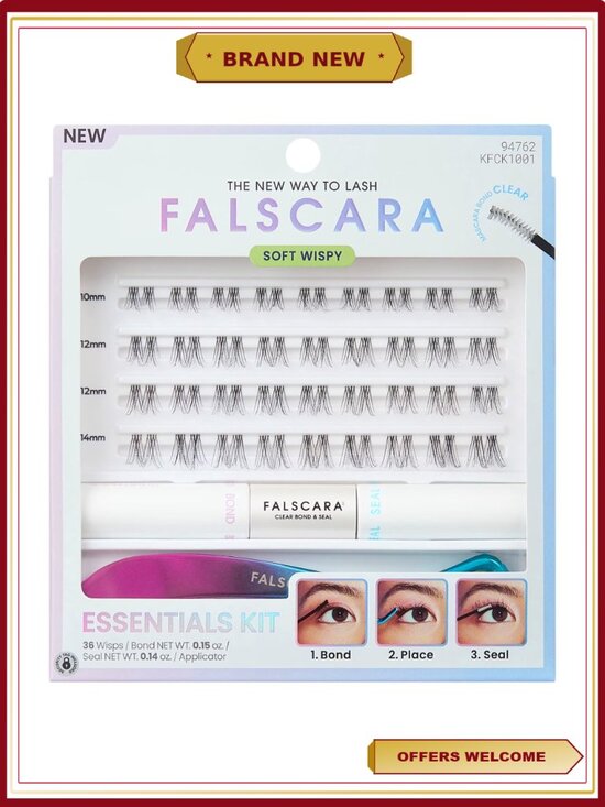 Other - Clear Band Lash Extension Kit, 36 Clusters, Natural Look